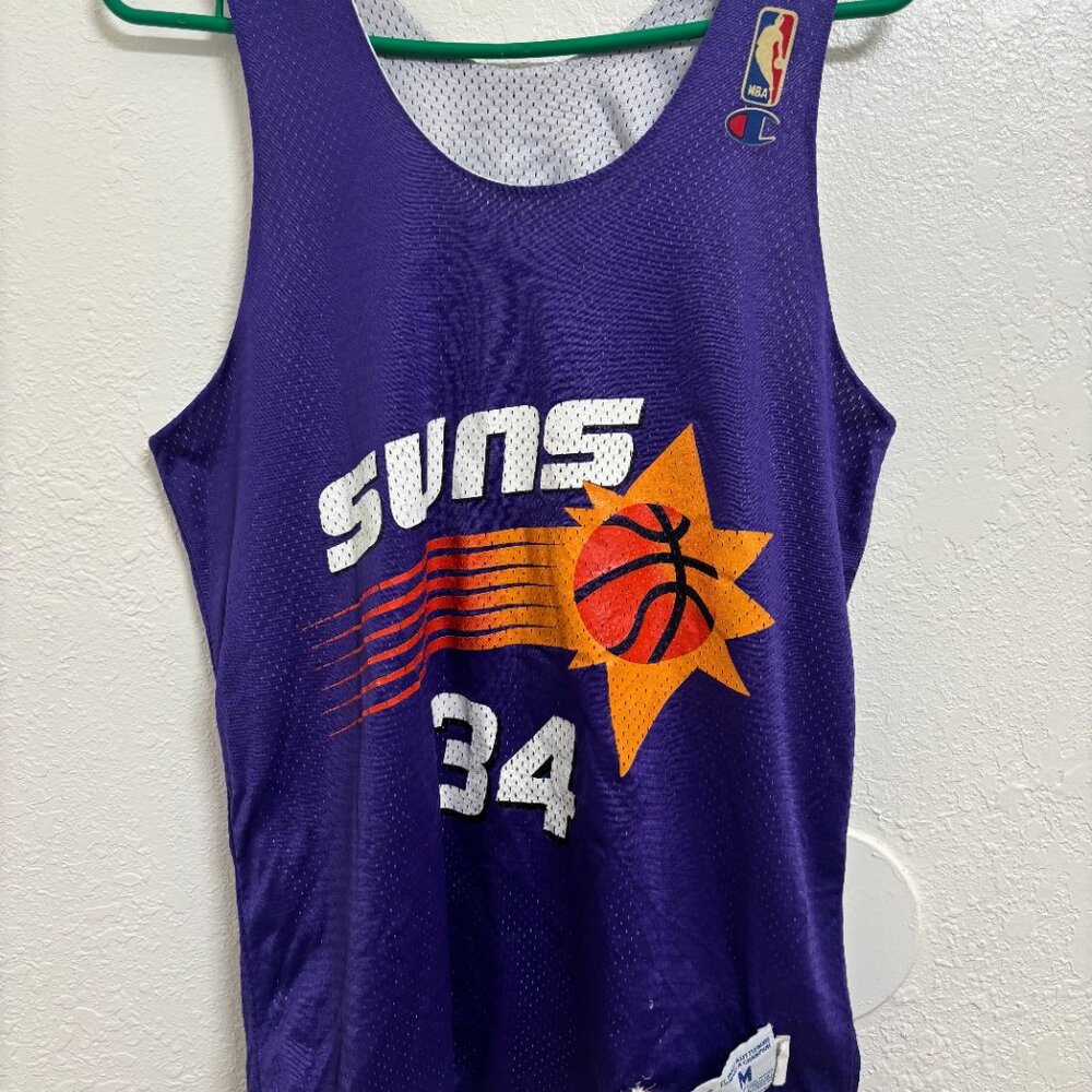 Champion Phoenix SUNS Charles Barkley 34 practice jersey Small vintage RARE 90s